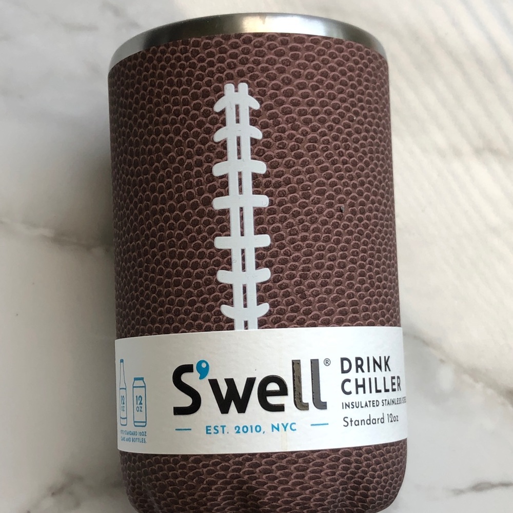 S’well can cooler New football end zone stainless steel